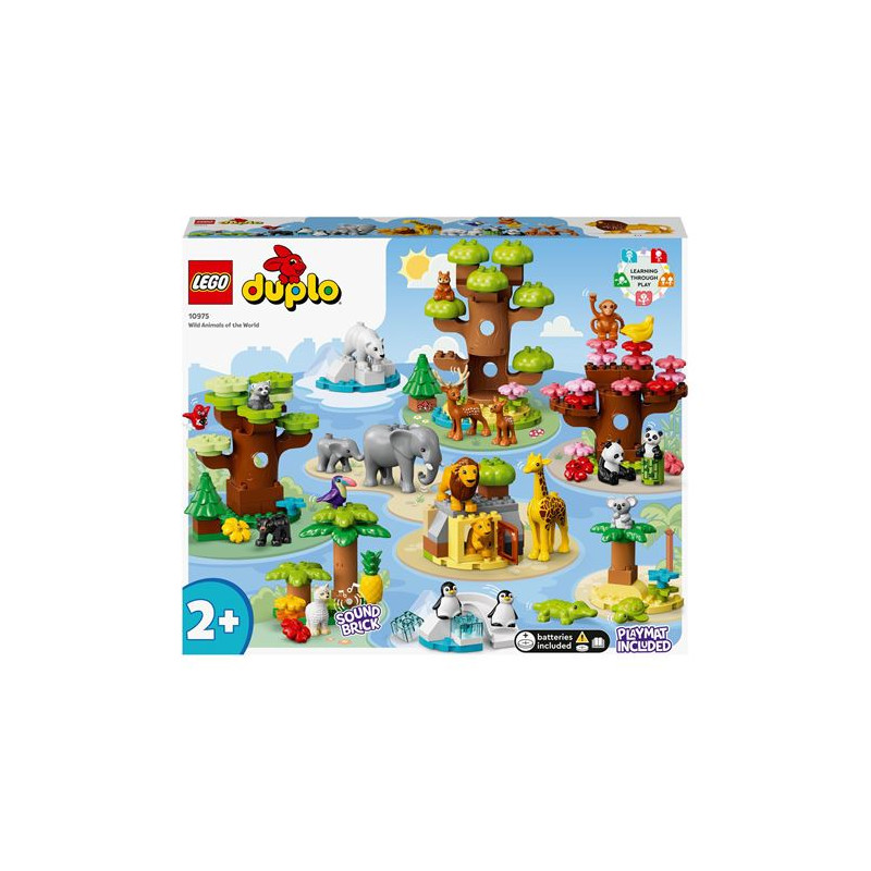 LEGO® DUPLO® 10975 Animaux sauvages du monde