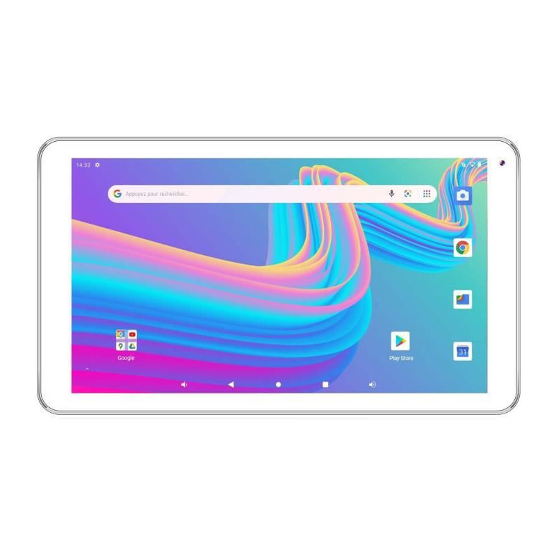 Tablette Tactile - LOGICOM - Tab 129 - 10 TN - Allwinner A133 - RAM 2 Go - 32 Go - Android 11 Go edition - Blanc - Wifi