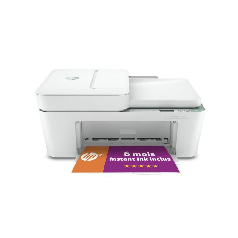 HP Deskjet 4122e Imprimante tout-en-un Jet dencre couleur Copie Scan - 6 mois dInstant ink inclus avec HP+