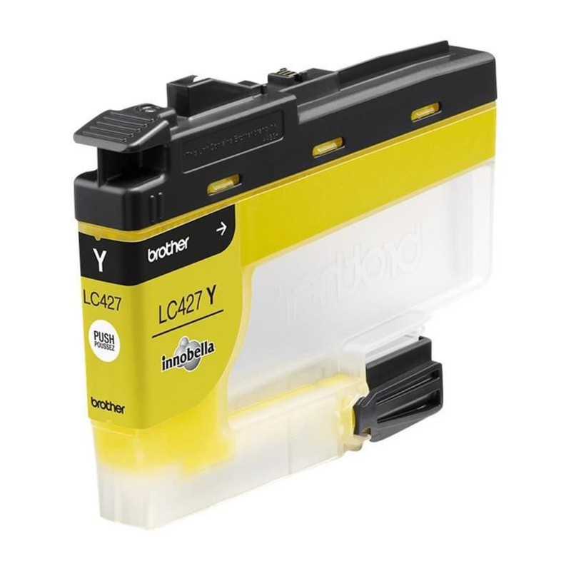 Cartouche dencre LC427Y - BROTHER - Jaune - 1500 pages - Pour Brother MFC-J6955DW, MFC-J6957DW, MFC-J5955DW et HL-J6010DW
