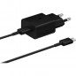 Chargeur Secteur USB C 15W + cable USB C - 15W - SAMSUNG - Noir