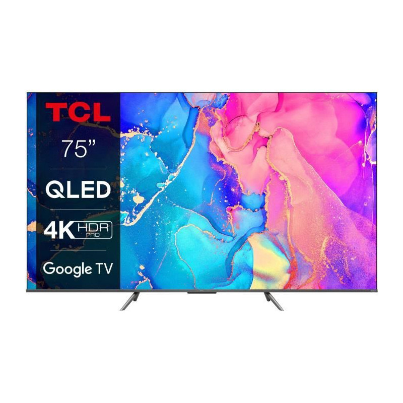 TV LED - LCD 75 pouces TCL 4K UHD G, SAM75QLED760