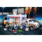 PLAYMOBIL - 70936 - Ambulance avec secouristes et blesse