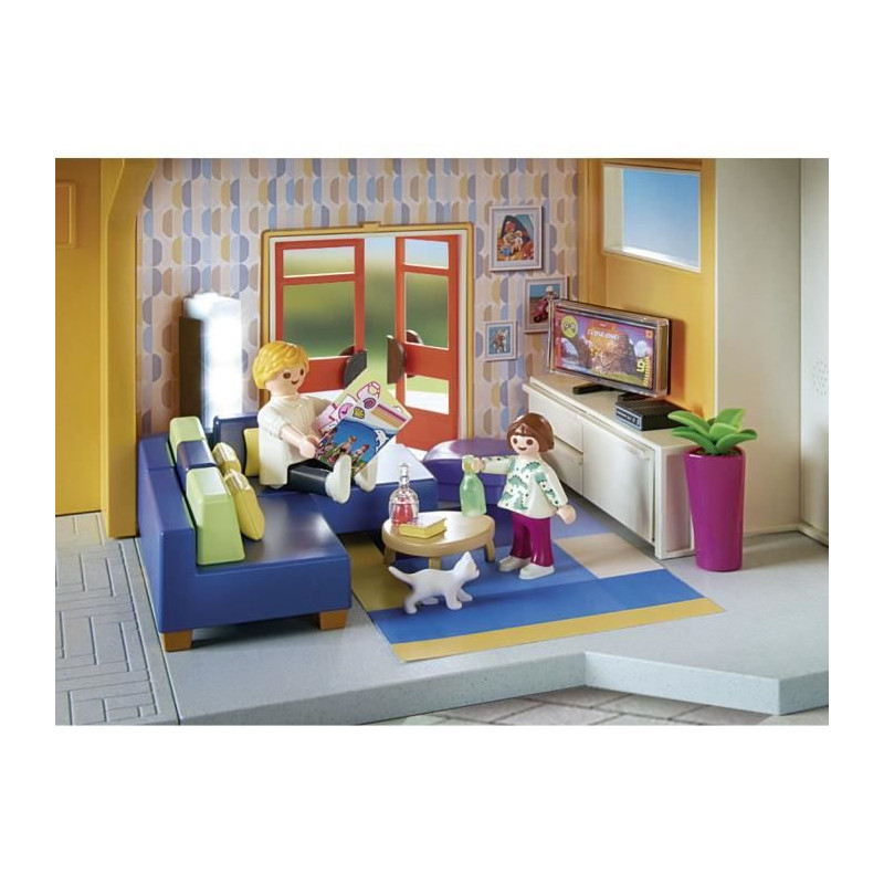 Playmobil 70989 Salon aménagé - City Life - La Maison Moderne
