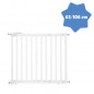 Badabulle Barriere de securite extensible Deco Pop Blanc 63-106 cm