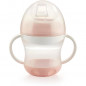 THERMOBABY Tasse anti-fuites + couv - Rose poudre