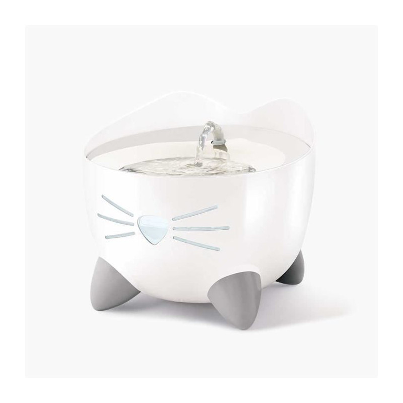 CAT IT Fontaine a eau automatique pour chat - 2,5 L Acier inox et filtre