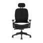Chaise de bureau et de jeu Steelcase Leap+HR Noir