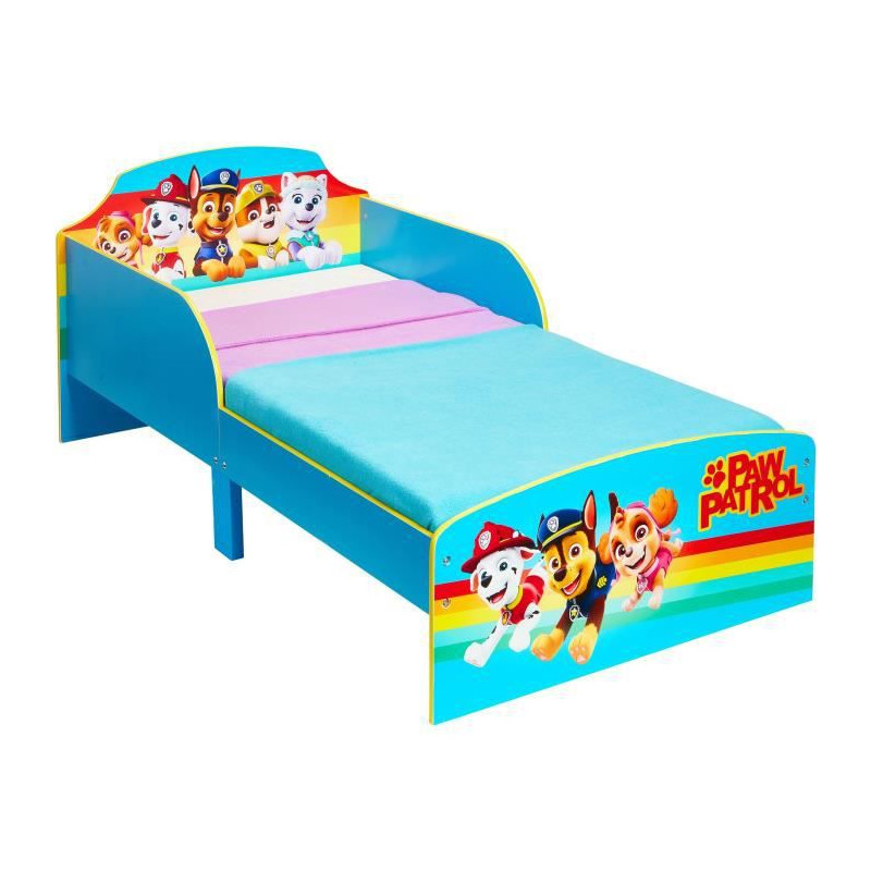 LA PAT PATROUILLE Lit pour enfants avec espace de rangement sous le lit