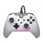 Manette filaire Pdp pour Xbox et PC Blanc et rose