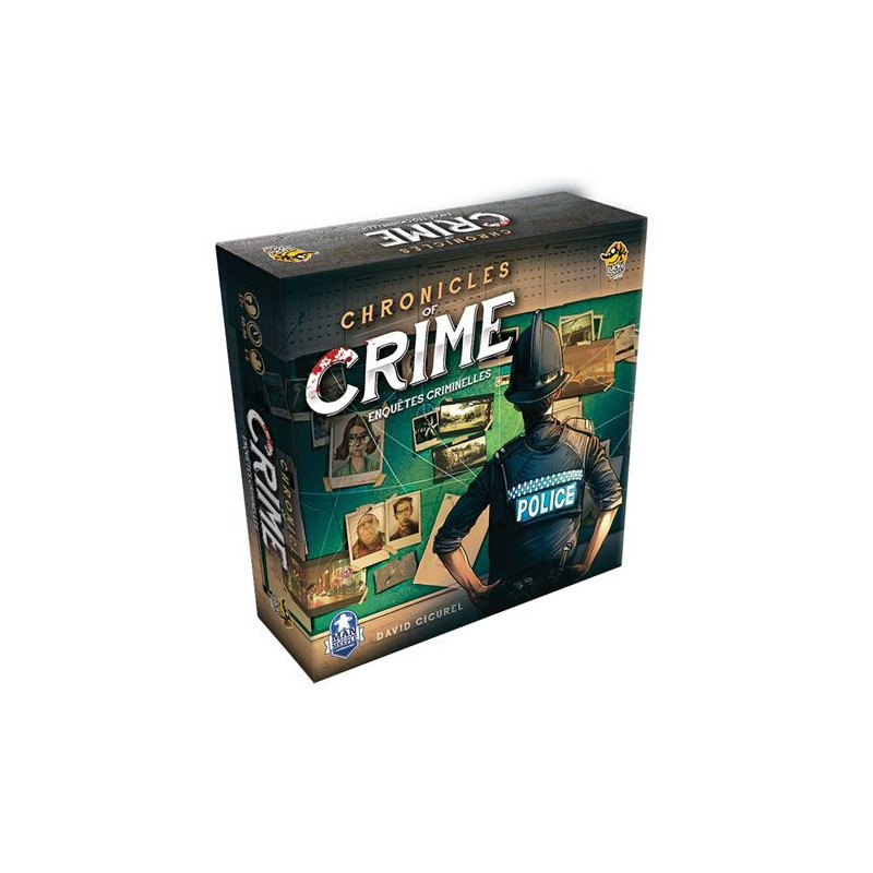 Jeu d enquête et de coopération Lucky Duck Games Chronicles of Crime Enquêtes Criminelles