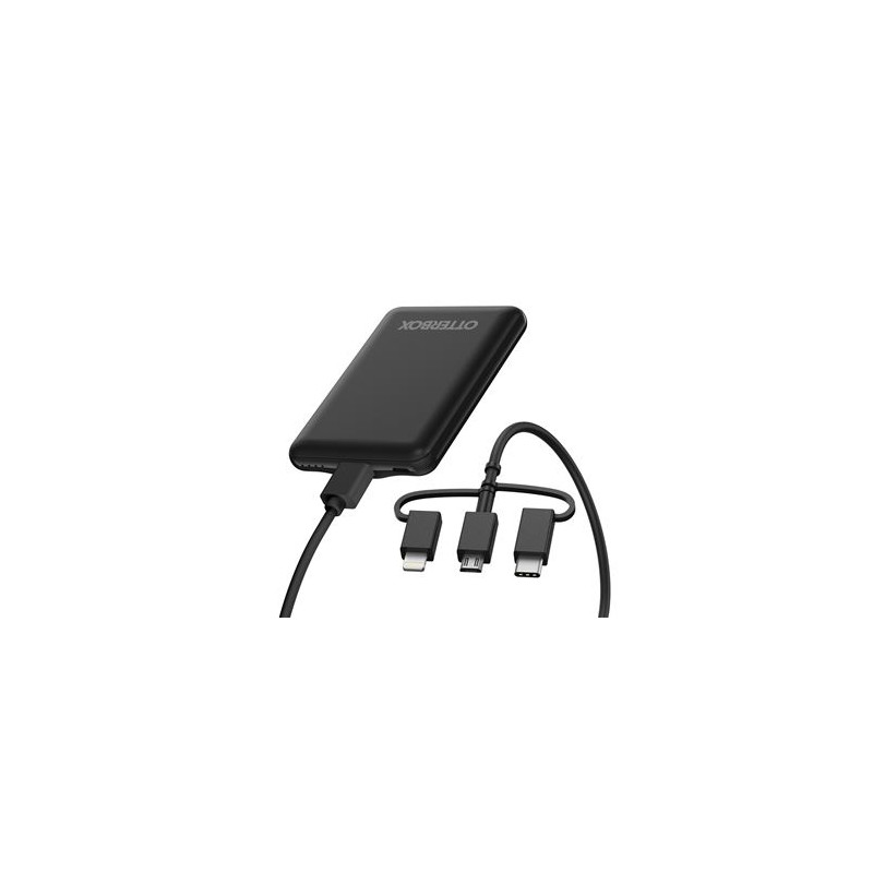 Kit de chargement Batterie externe + Câble Mfi 2.0 1m OtterBox Noir