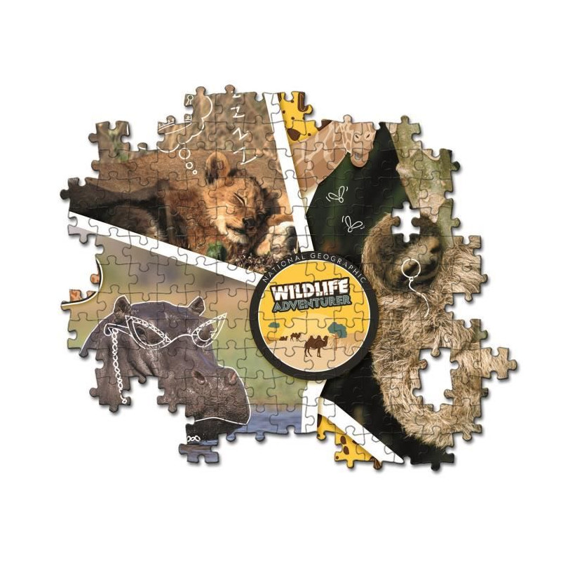 Puzzle Clementoni - National Geographic Kids - 104 pieces - Sauvage