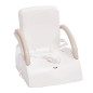 Rehausseur de chaise enfant 2 en 1 THERMOBABY YEEHOP - 6-18 mois - Harnais sécurité 3 points - Tablette amovible - Marron glac