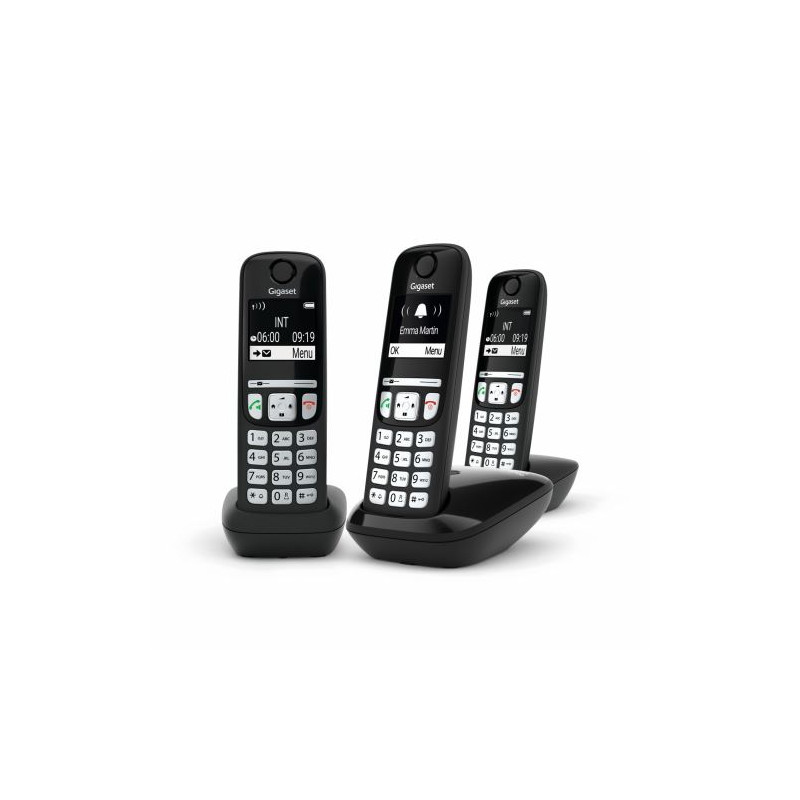 Téléphone fixe sans fil Gigaset A700 Trio Noir