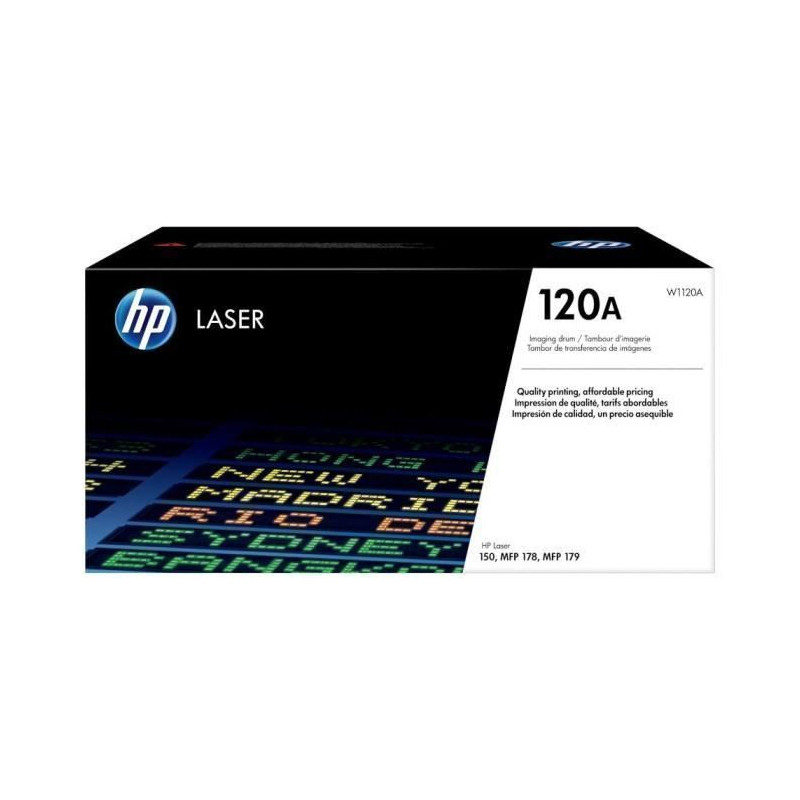 HP 120A W1120A, Tambour dimagerie laser authentique pour imprimantes HP Laser 150 et imprimantes multifonctions HP Laser 178/179