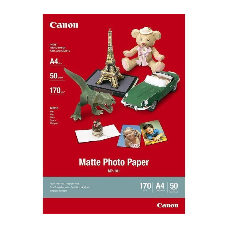 CANON Pack de 1  Papier photo matte 170g/m2 - MP-101 -  -  A4 - 50 feuilles