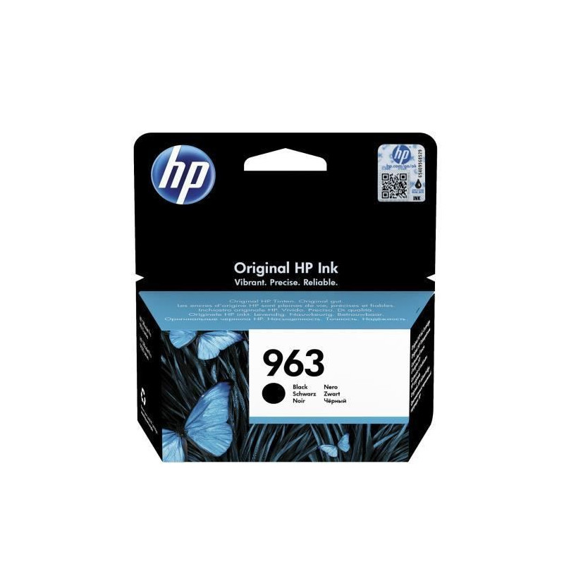 HP 963 3JA26AE, Cartouche dencre noire authentique, pour imprimantes Tout-en-un HP OfficeJet Pro 9010 / 9020