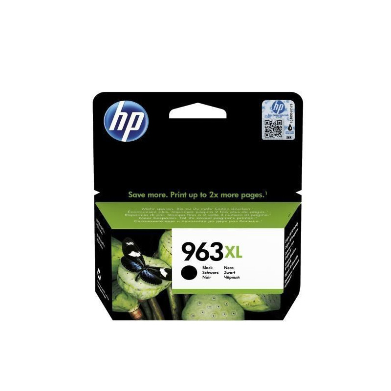HP 963XL 3JA30AE, Cartouche dencre noire authentique, grande capacite pour imprimantes Tout-en-un HP OfficeJet Pro 9010 / 9020