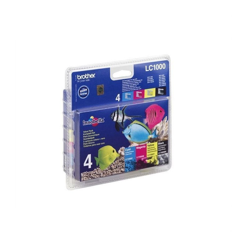 Brother LC1000 Cartouches dencre Multipack Couleu