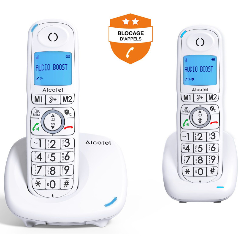 Alcatel Téléphone sans fil ALCATEL XL 585 DUO BLANC