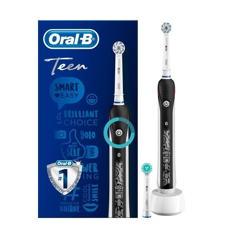 ORAL-B - 80298429 - TEEN Black - Brosse a Dents Electrique