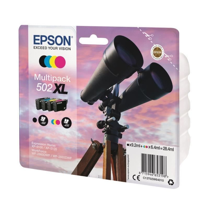 EPSON Multipack cartouches Jumelles - NCMJ XL 502