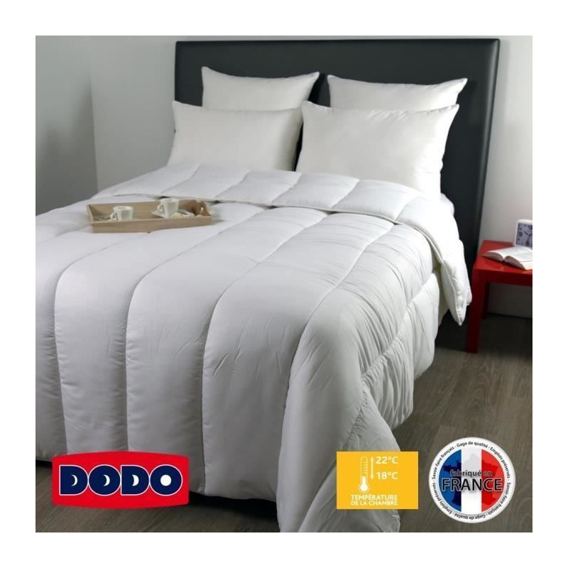 DODO Couette temperee Country - 140 x 200 cm - Blanc