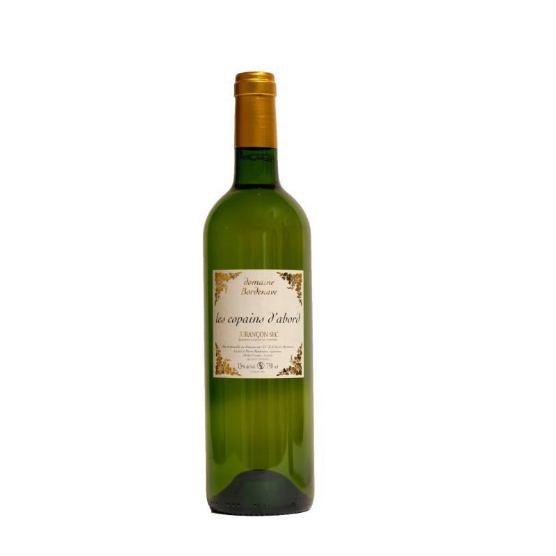 Domaine Bordenave Les Copains dAbord 2017 Jurancon - Vin blanc du Sud-Ouest