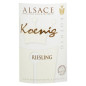 Koenig 2017 Riesling - Vin Blanc dAlsace Cascher