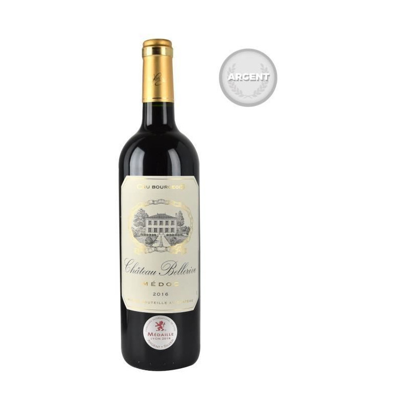 Chateau Bellerive 2016 Medoc Cru Bourgeois - Vin rouge de Bordeaux