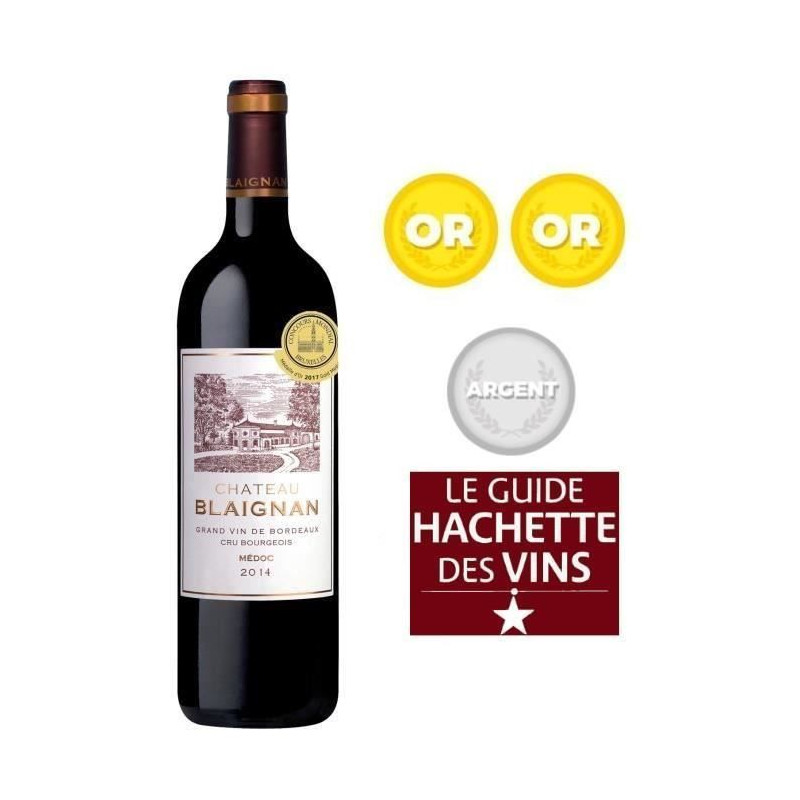 Chateau Blaignan 2014 Medoc - Vin rouge de Bordeaux