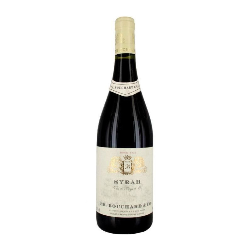 Philippe Bouchard 2018 Syrah - Vin rouge du Languedoc Roussillon