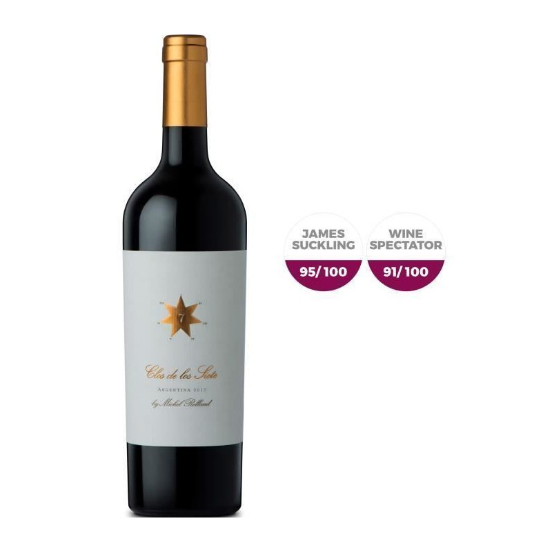 Clos de los Siete 2017 Mendoza - Vin rouge dArgentine