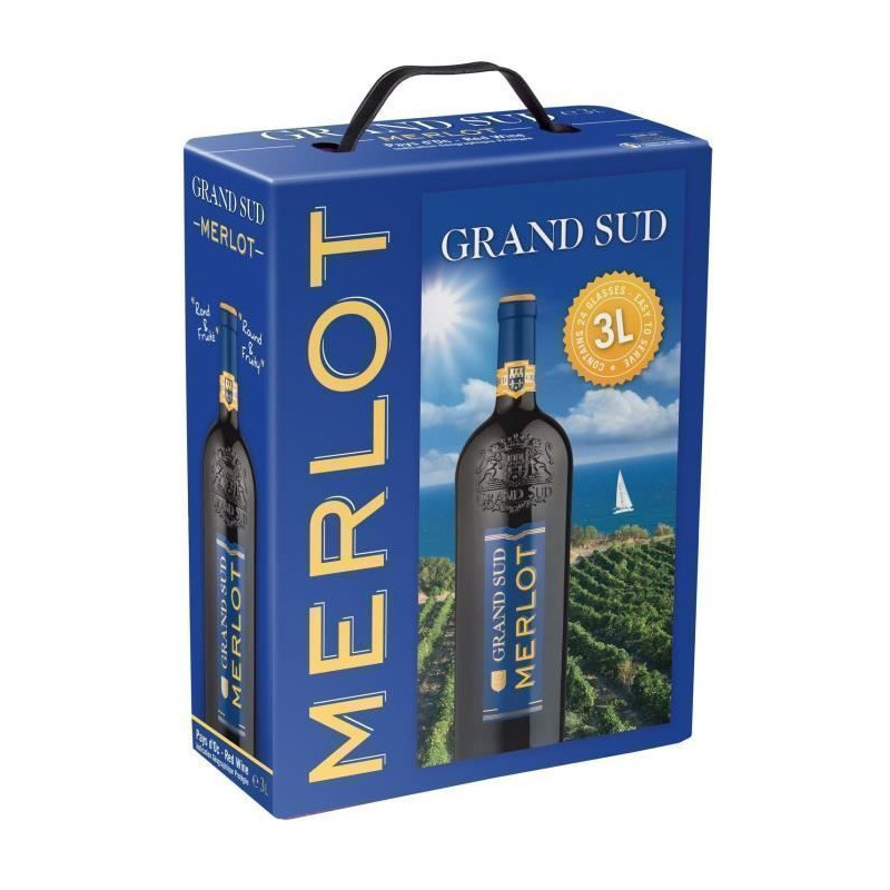 Grand Sud Merlot  - Vin rouge du Pays dOc