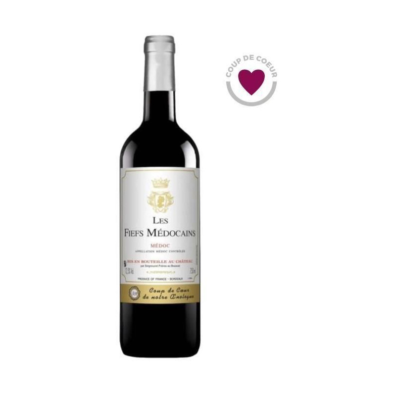 Les Fiefs Medocains 2018 Medoc - Vin rouge de Bordeaux