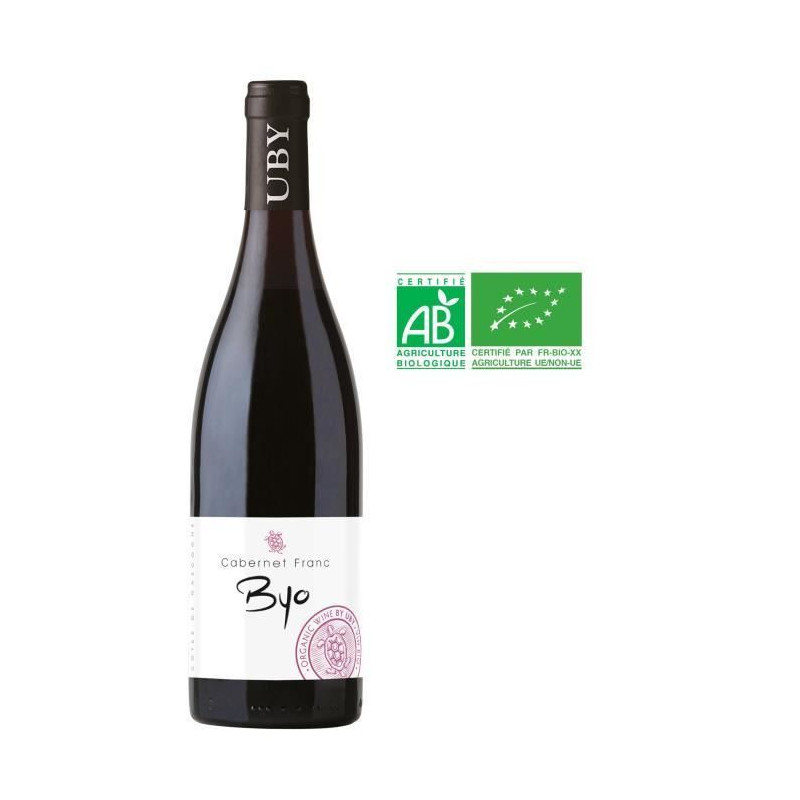 Domaine UBY Vin de France 2017 BYO Cabernet Franc Vin Rouge BIO