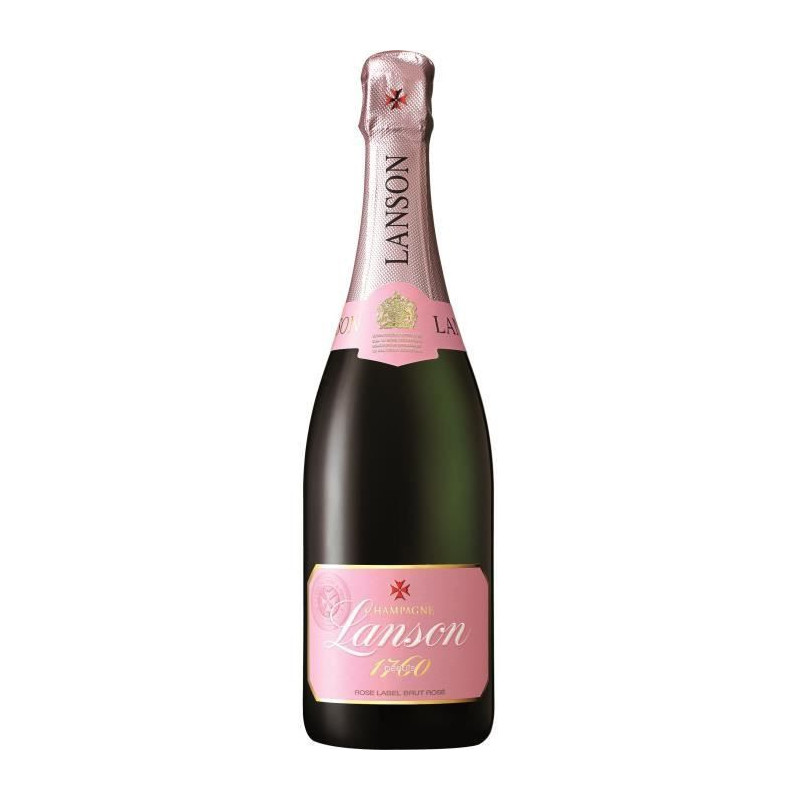 CHAMPAGNE Lanson Rose Label Champagne brut - Rose - 75cl