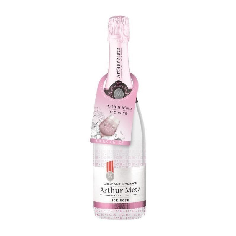 Arthur Metz ICE ROSE Cremant dAlsace AOP - Vin rose
