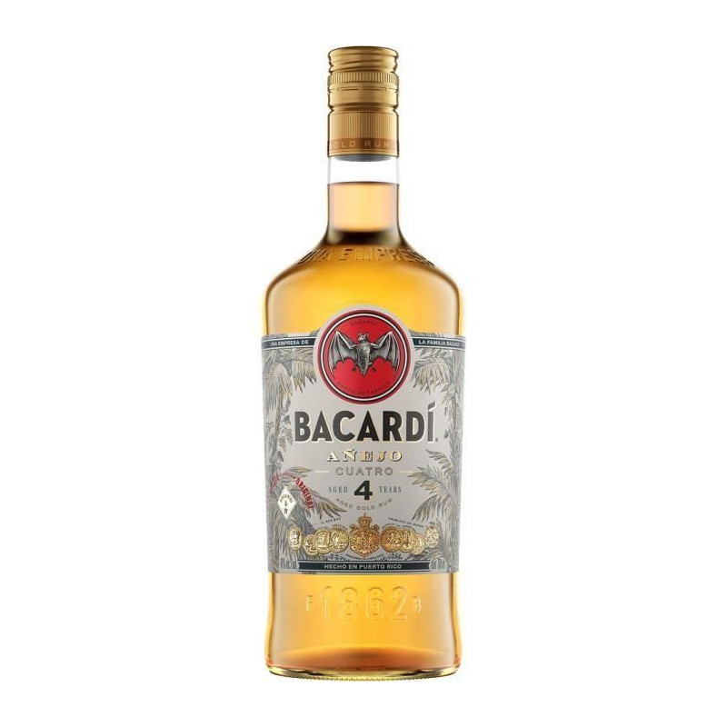 Bacardi - Anejo 4 - Rhum vieux - 40.0% Vol. - 70 cl
