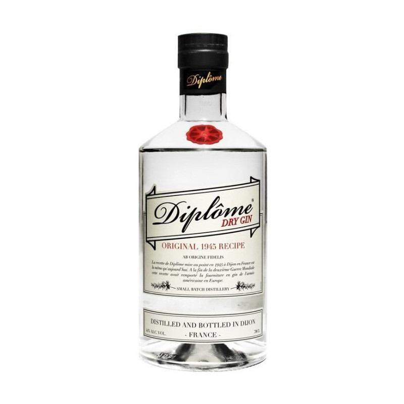Diplome - Dry Gin - 44% - 70 cl