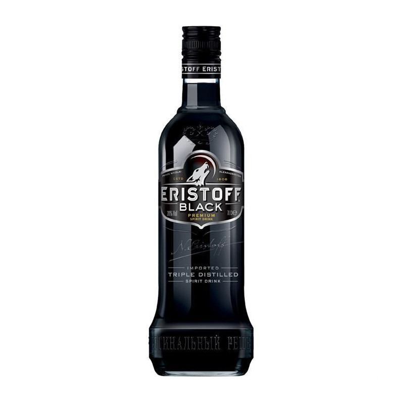 Eristoff Black Vodka 70 cl - 18?