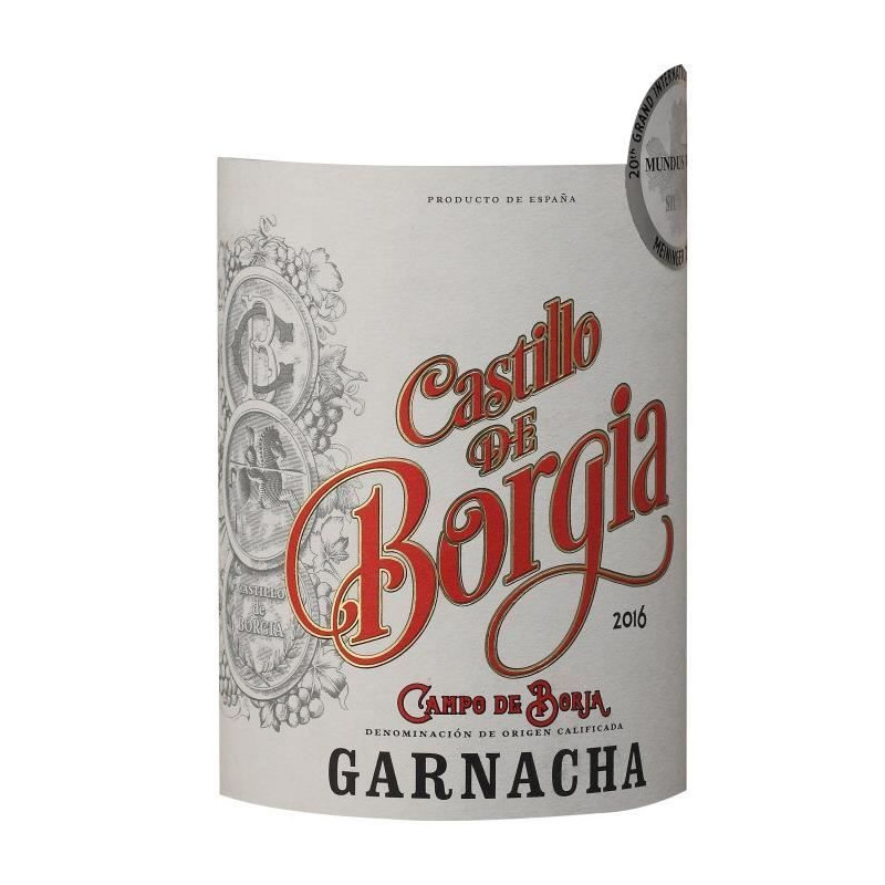 Castillo de Borgia 2018 Campo de Borja - Vin rouge dEspagne