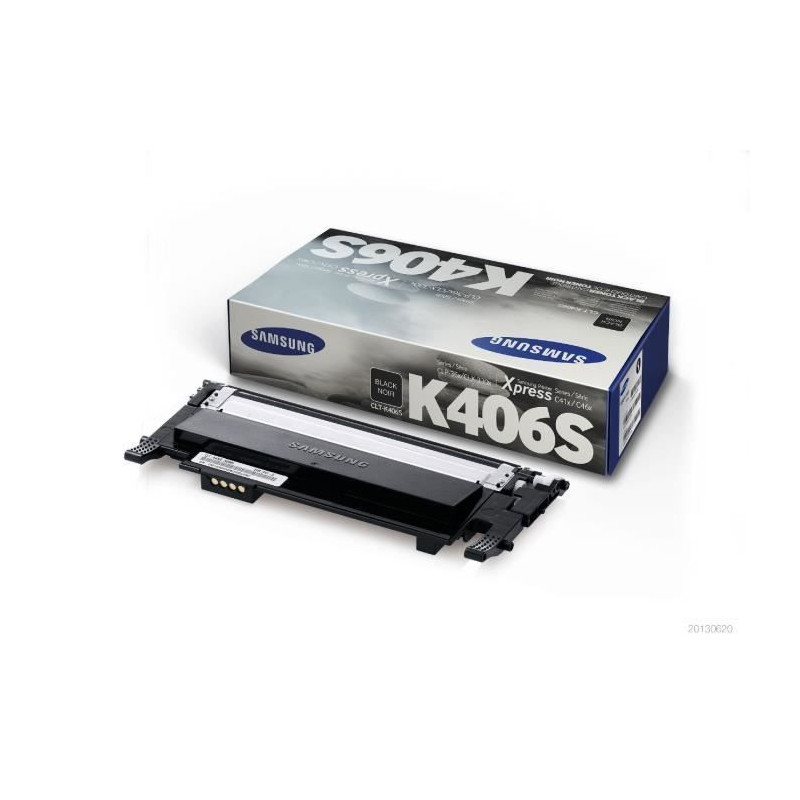 Cartouche de toner noir Samsung CLT-K406S SU118A pour SS062B/CLP-365 CLX-3300/CLX-3305