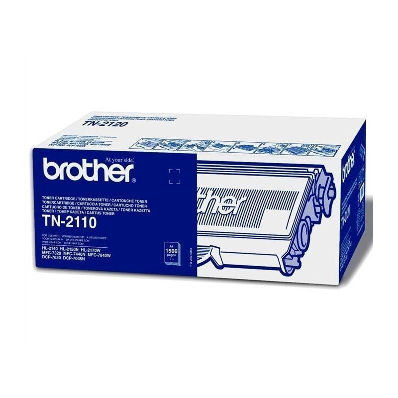 Brother TN-2110 Toner Laser Noir 1500 pages