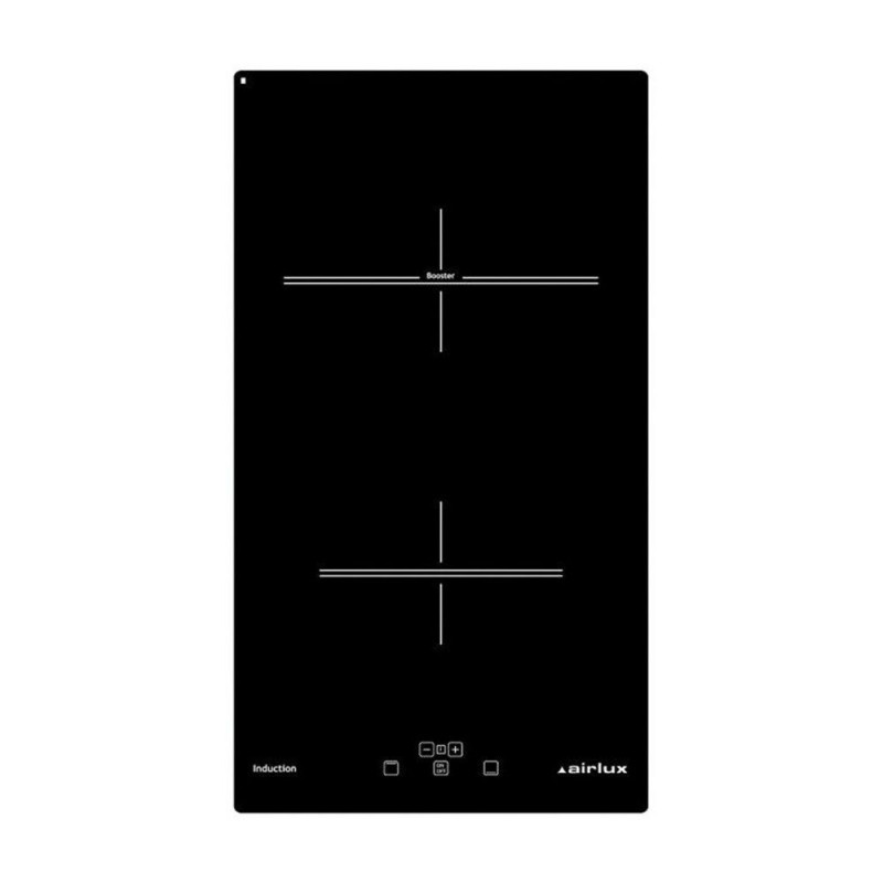 AIRLUX ATI322BK Domino induction - 2 foyer(s) - Touches sensitives - Noir - 29 cm 