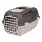 TRIXIE Box de transport Capri 2 - XS-S : 37x34x55 cm - Gris clair et gris fonce - Pour chien et chat