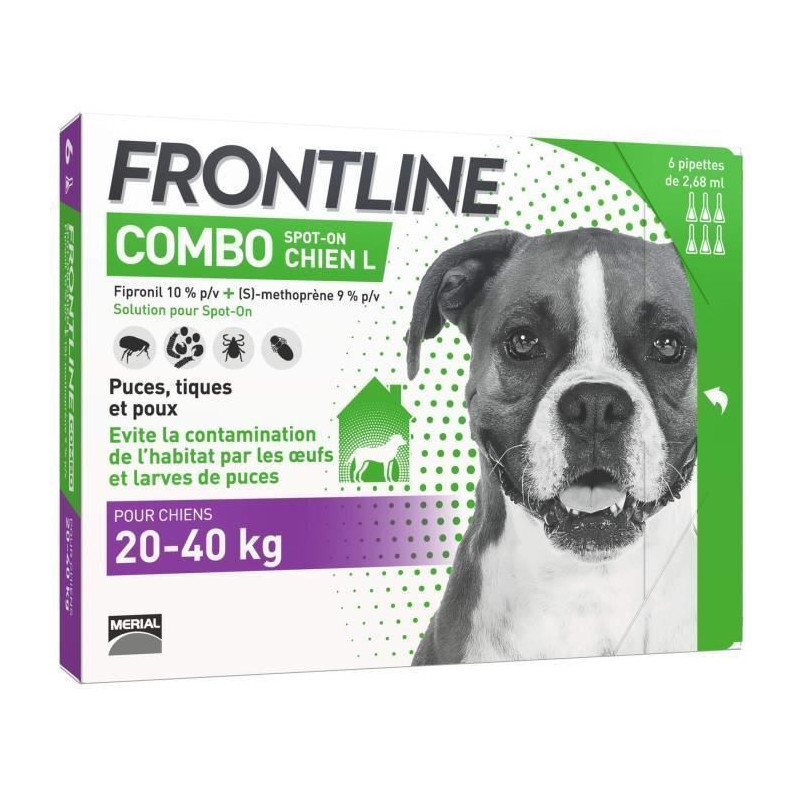 FRONTLINE Combo chien 20-40kg - 6 pipettes