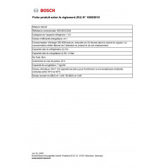 Bosch Combiné inversé BOSCH KGV 36 VLEAS