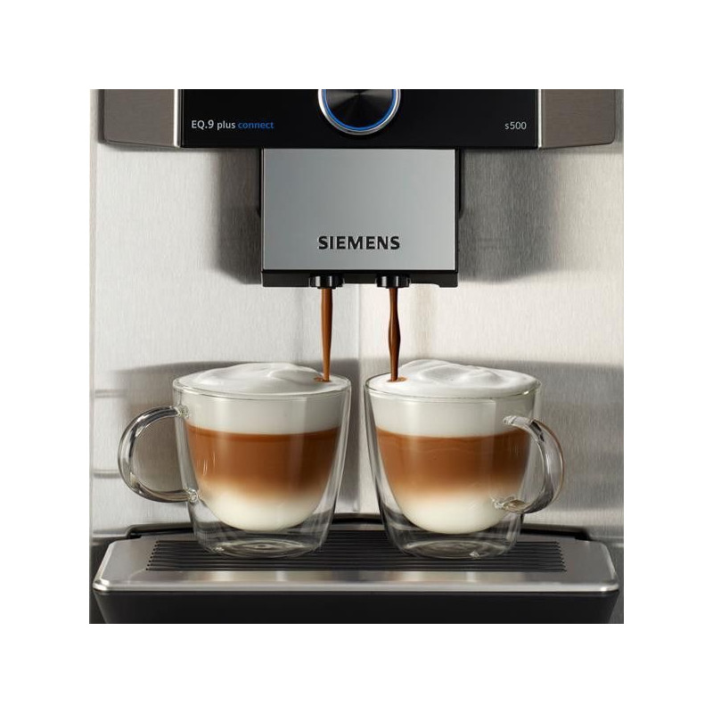 ROBOT CAFE SIEMENS EQ.9+ s500 inox HomeConnect, 14 programmes + 18 App BOSCH - TI9553X1RW